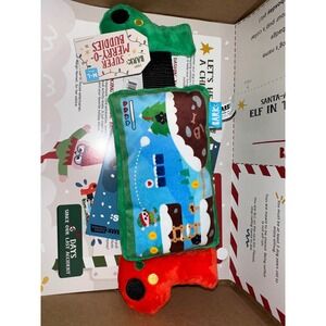 Barkbox  Super Chewer Super Merry-O-Buddies Dog Toy Video Game Holiday M-L